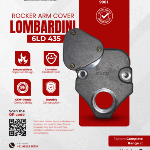 Rocker Arm Cover for Lombardini 6LD 325 / 360 / 400 Diesel Engine – OEM Quality Spare Part Manufactured in India and Exported Worldwide